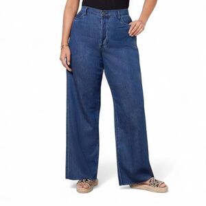 Kut from the Kloth Maggie Wide Drape Leg Dark Wash Jeans